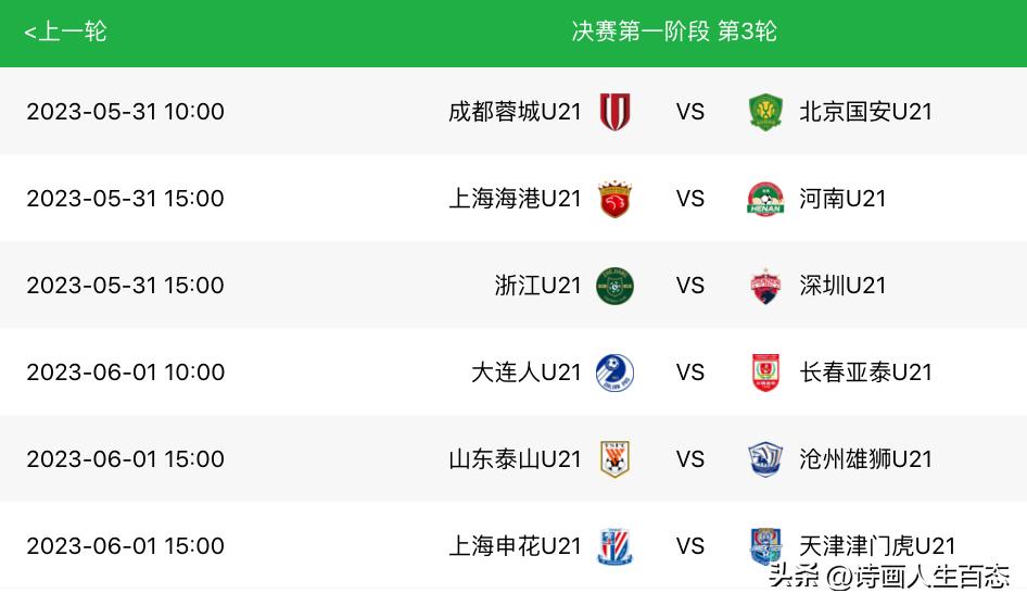 u21联赛长春亚泰,长春亚泰u21与山东鲁能u21比赛