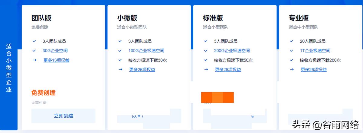 百度网盘企业版收费标准,百度网盘企业版怎么收费