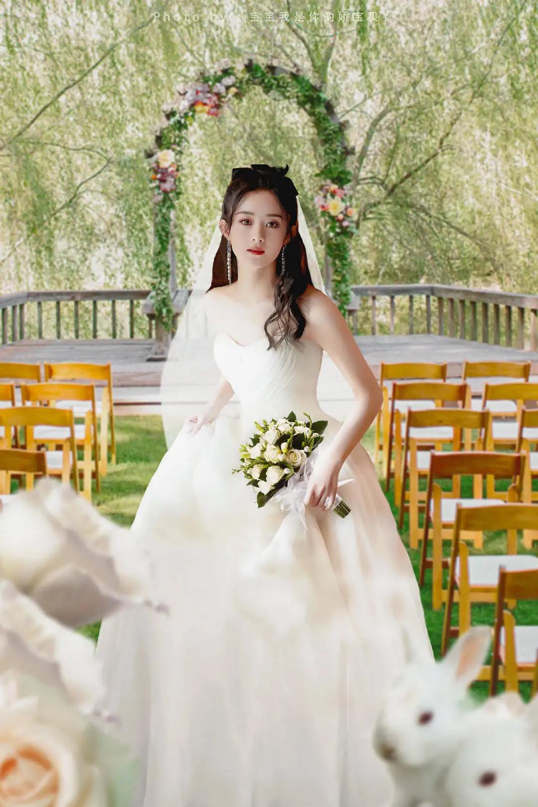 试问女生们，你们哪个能躲得了“婚纱的诱惑”呢？