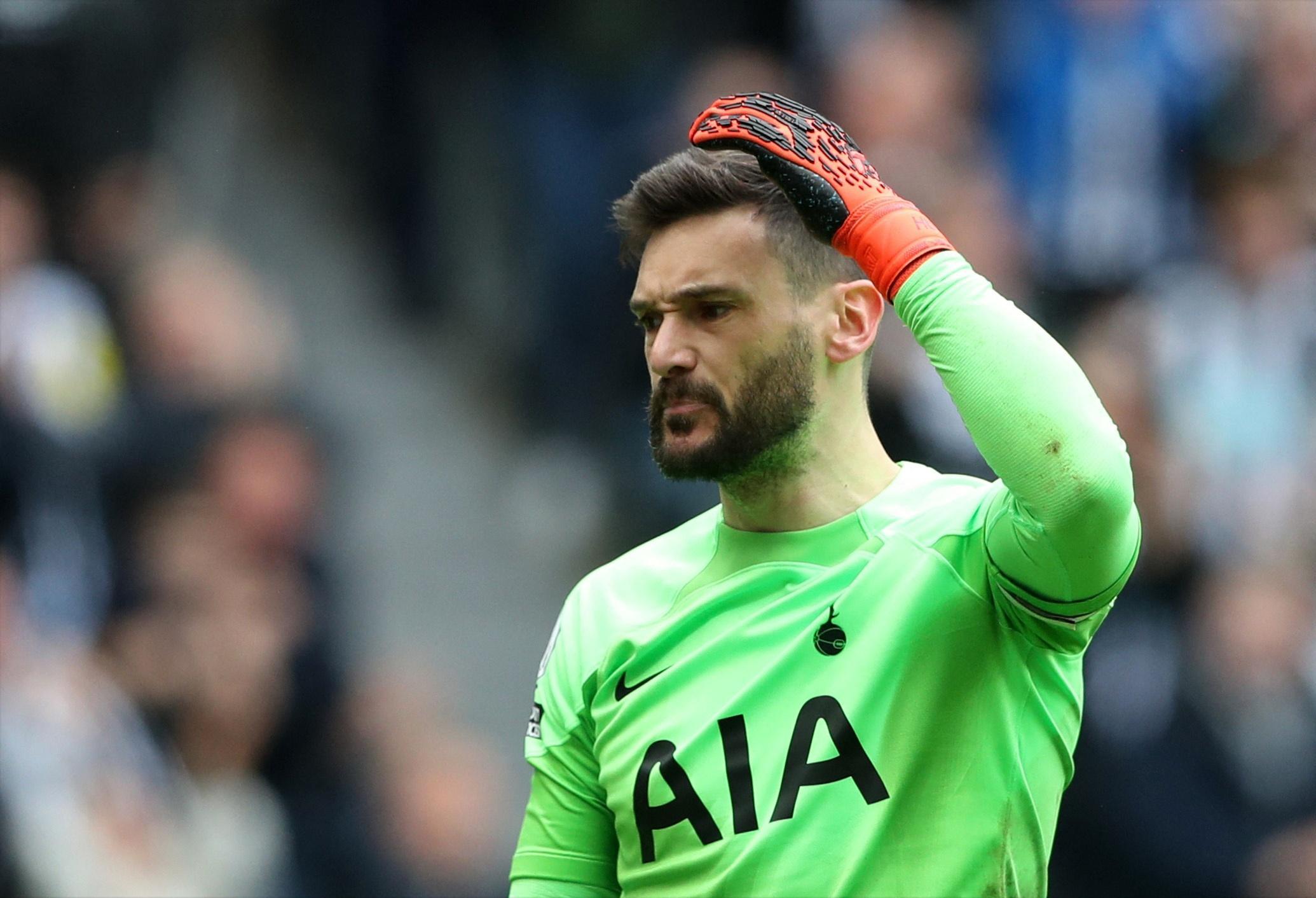 洛里决赛七次扑救,洛里被进5个球被换下