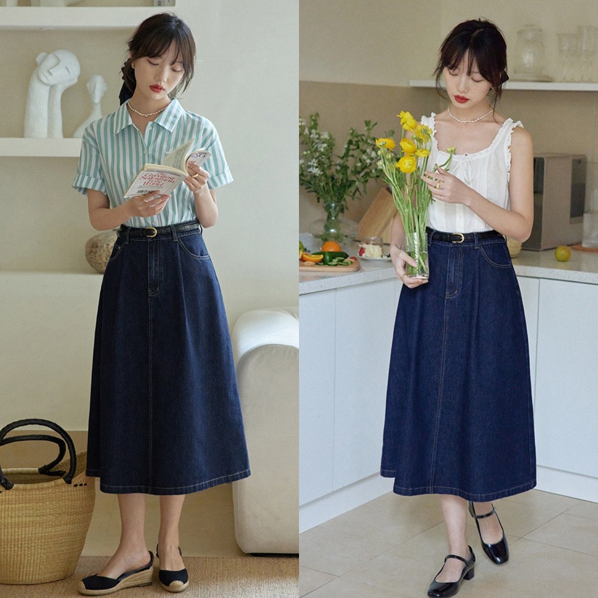 胯大女生怎么选半身裙,胯大的女人穿的裙子