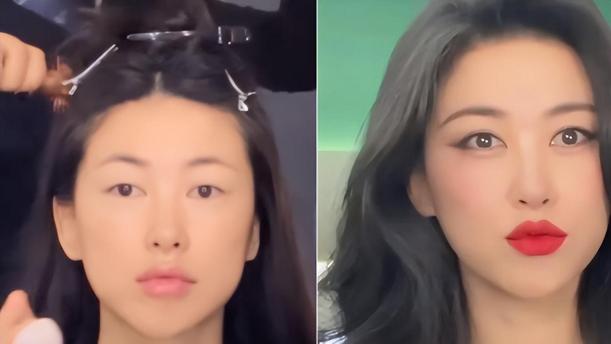 十大女星化妆前后对比,女星的素颜差距能有多大杨幂