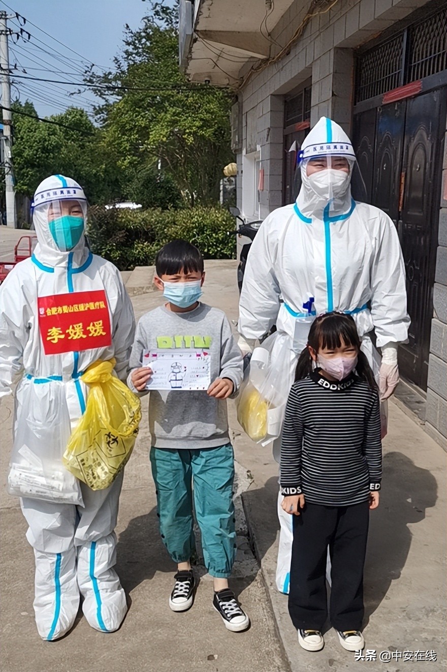 核酸采样员温暖时刻,当核酸检测遇上父亲