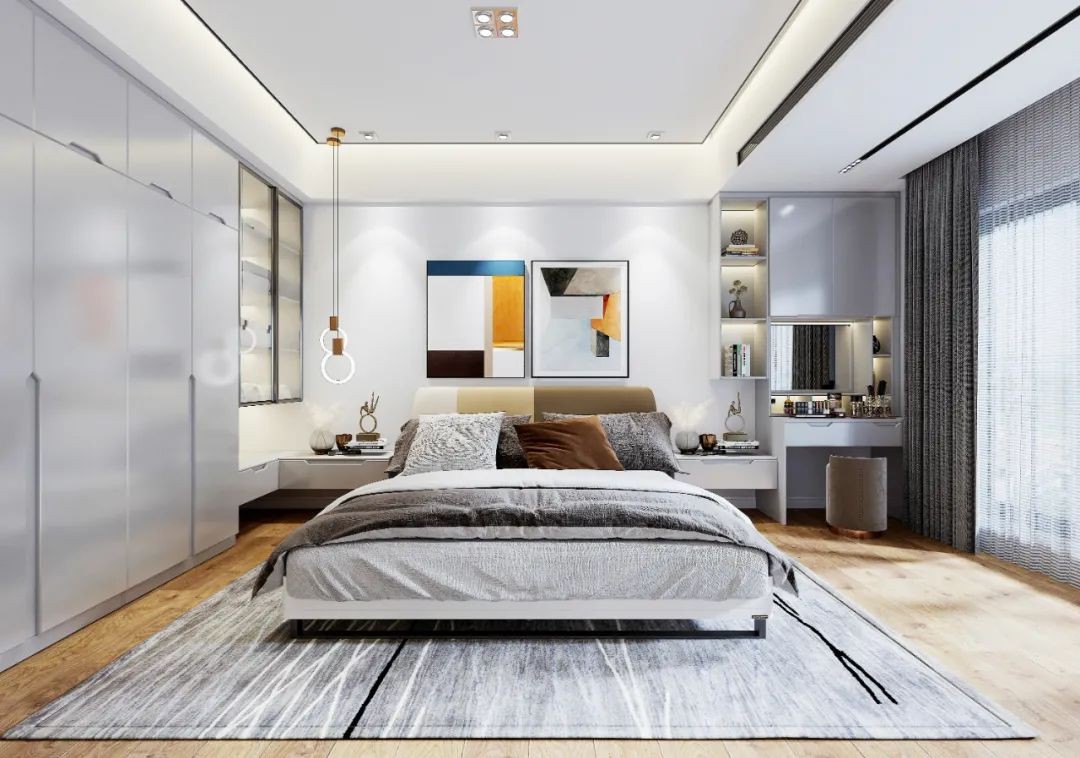 全友家居卧室全套设计,全友卧室定制效果图