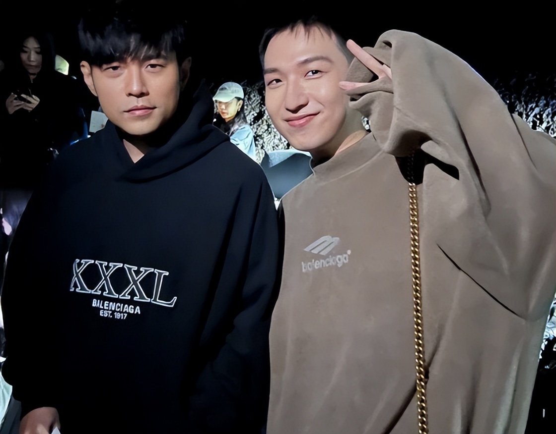 周杰伦和权志龙的合影,梅西和周杰伦夫妇同框