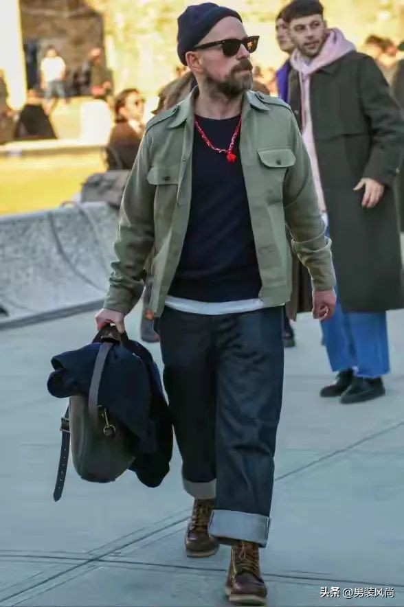 冬季军绿色夹克外套男士,军绿色夹克外套怎么搭配女