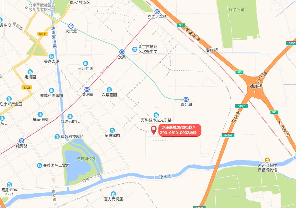 亦庄新城0510地块在什么位置,亦庄台湖镇b19地块