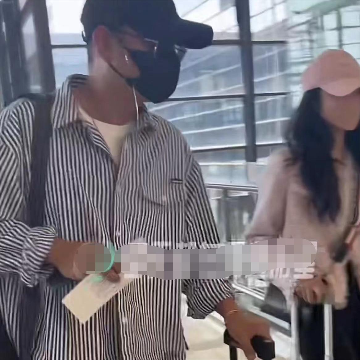 文章和女儿亮相机场最新,文章女儿爱马