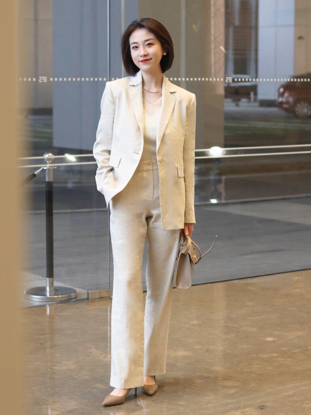 不同职场西装穿搭,职场想要正式又不刻板的穿搭