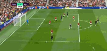 拉什福德世界波阿森纳对阵曼联,拉什福德进球曼联阿森纳