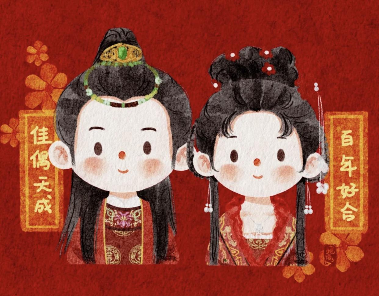 影视剧中的插画,影视剧里的人物插画