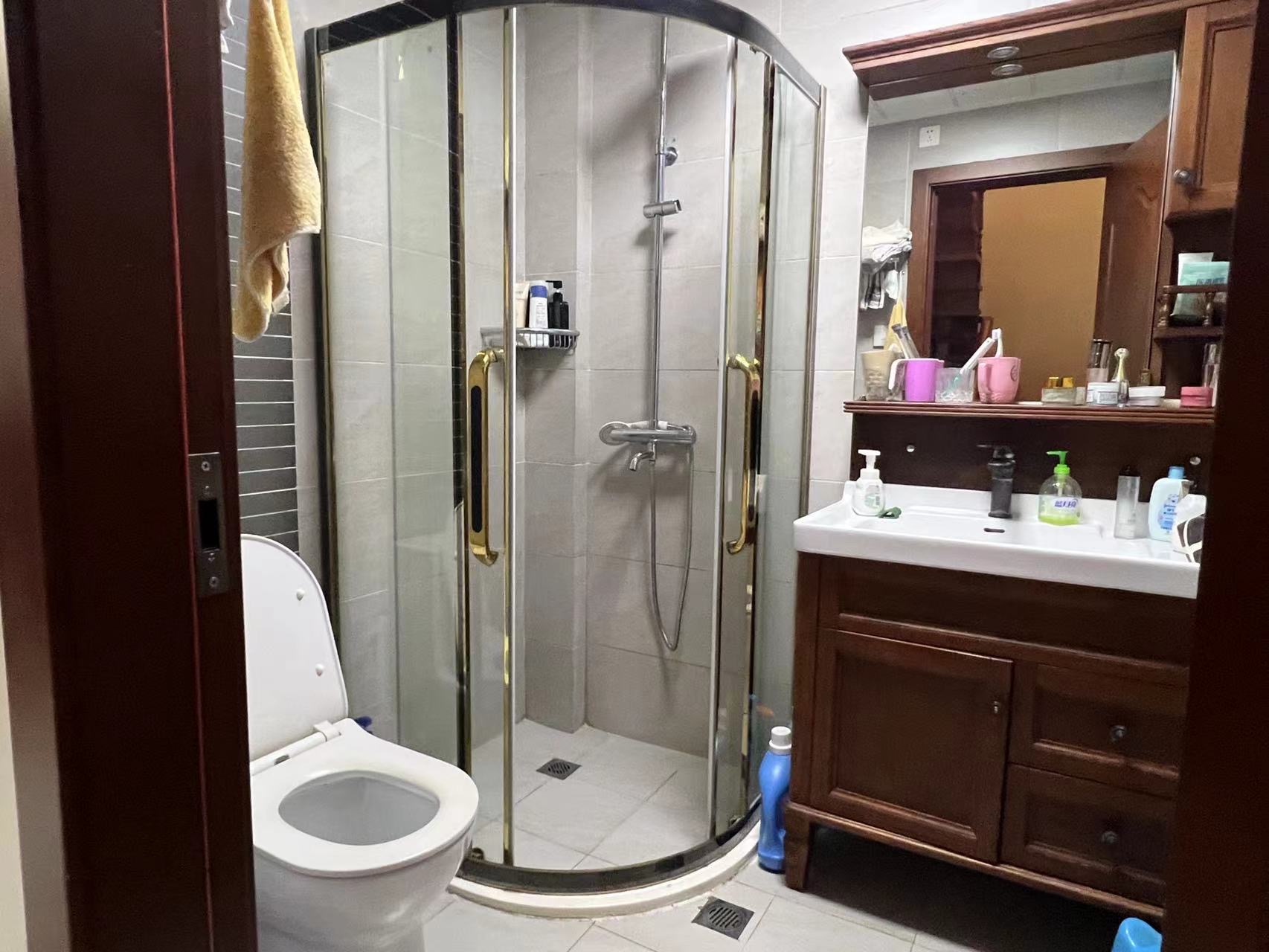 花溪顶层复式楼带露台装修,190平方复式楼装修挑高