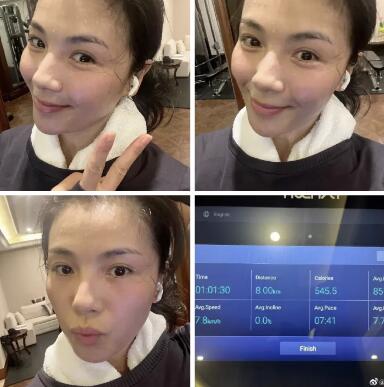 刘涛健身跑步,刘涛跑步的照片