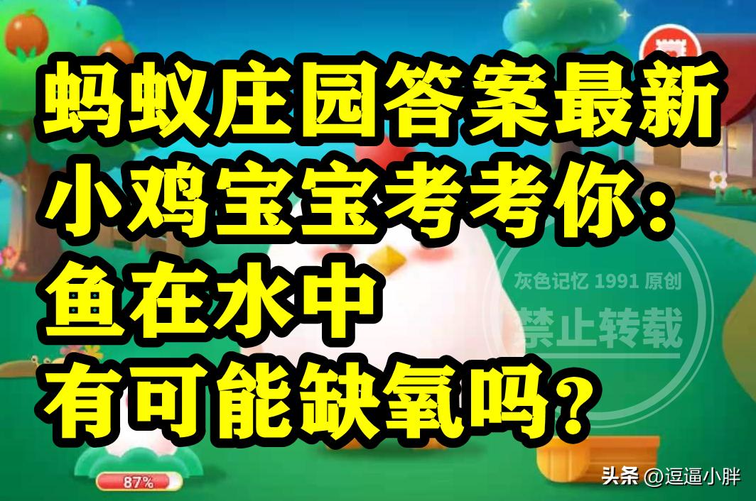 蚂蚁庄园小鸡宝宝答案,蚂蚁庄园答案小鸡宝宝考考你