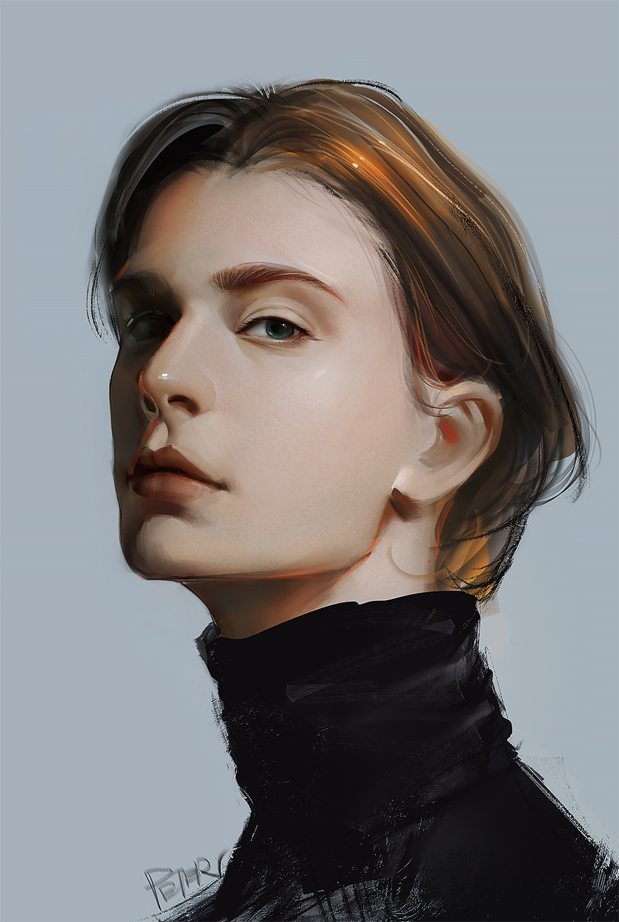 简单头像高级简约手绘清新意境,简洁个性头像手绘好看