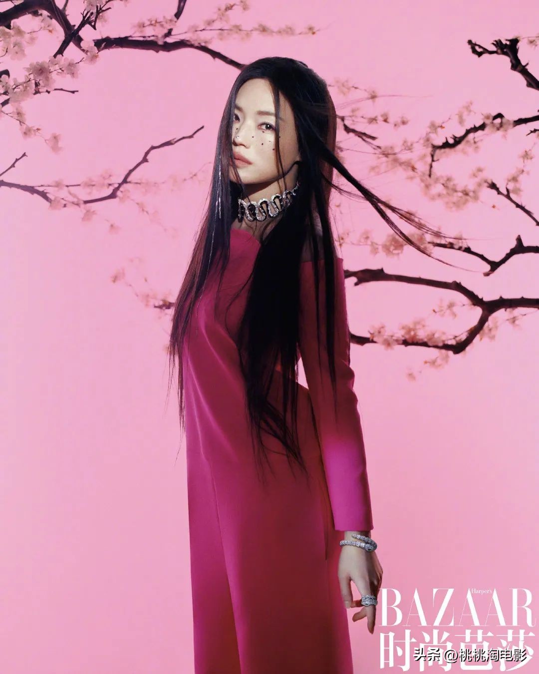 舒淇时尚芭莎九月刊封面构图解释,舒淇时尚芭莎最新杂志封面大片