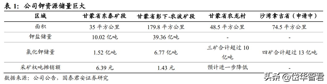 钾肥亚钾国际,亚钾国际的钾肥产能