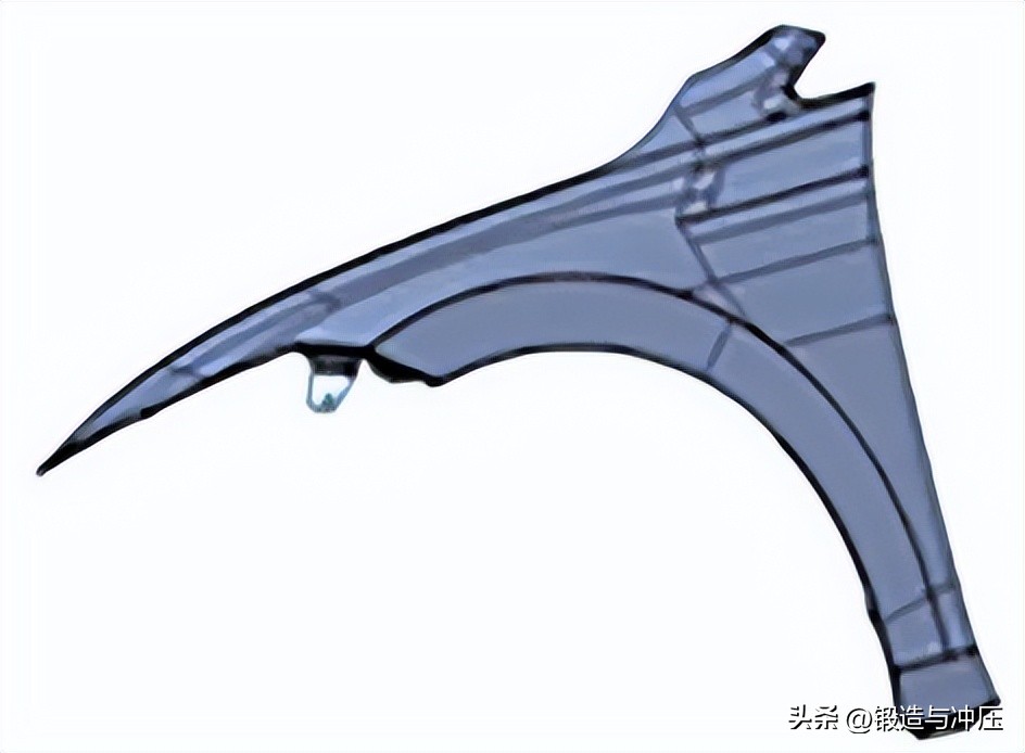 前翼子板尖角怎么包,翼子板尖角凹陷修复