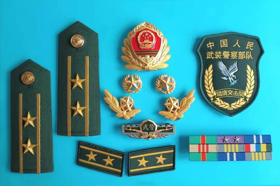 毛启国收藏帽徽图片,中国陆军狼牙特种部队肩章图片