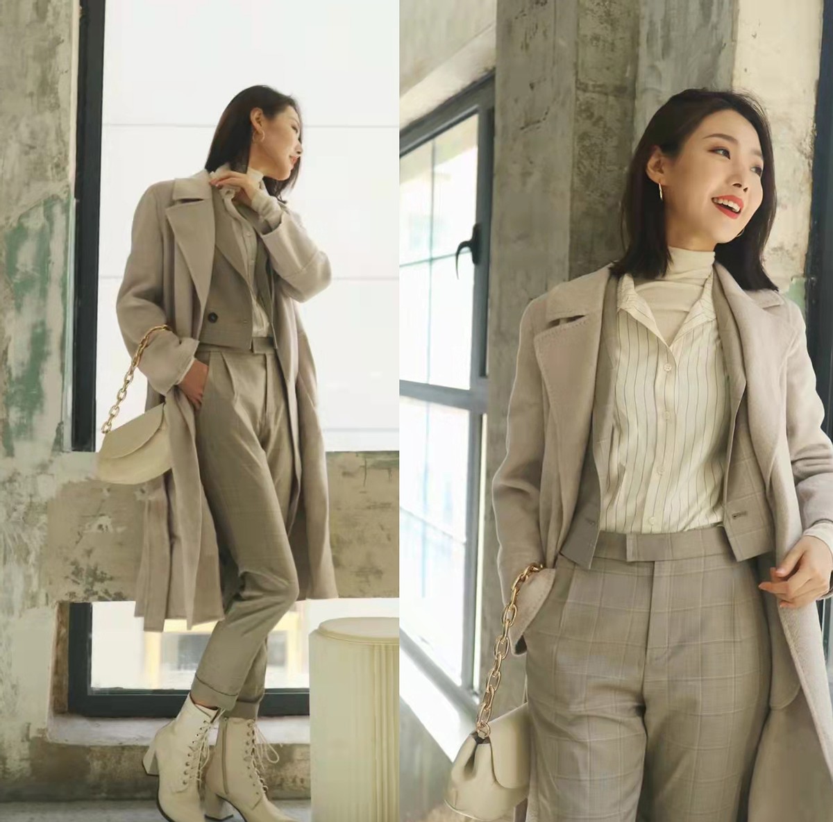 最实用的大衣搭配时髦洋气,60或70岁女性适合穿什么颜色大衣