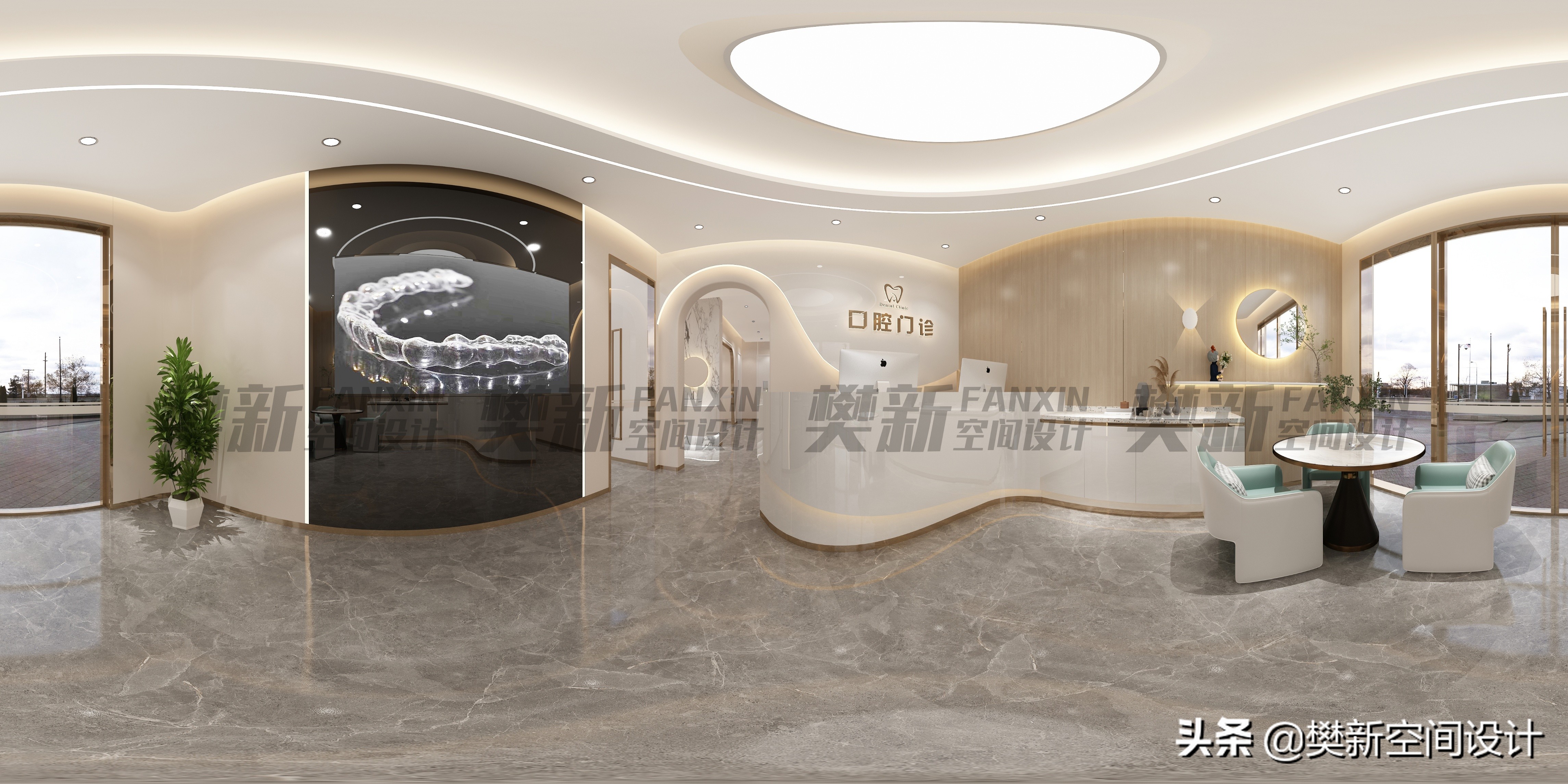 口腔门诊装修设计视频教学,口腔门诊装修设计效果图