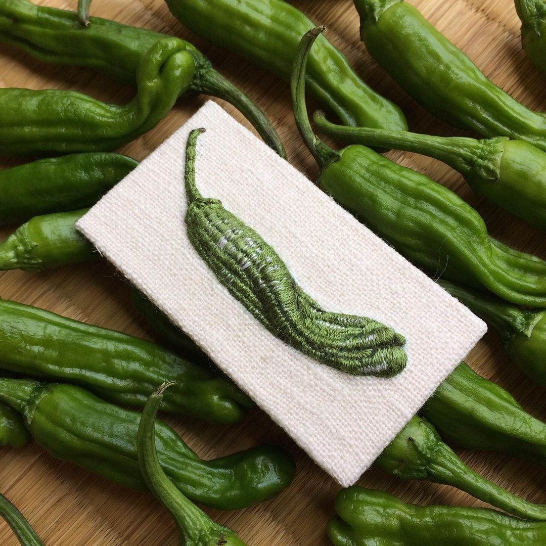 一针一线日本纯手工刺绣,日本刺绣简单又漂亮