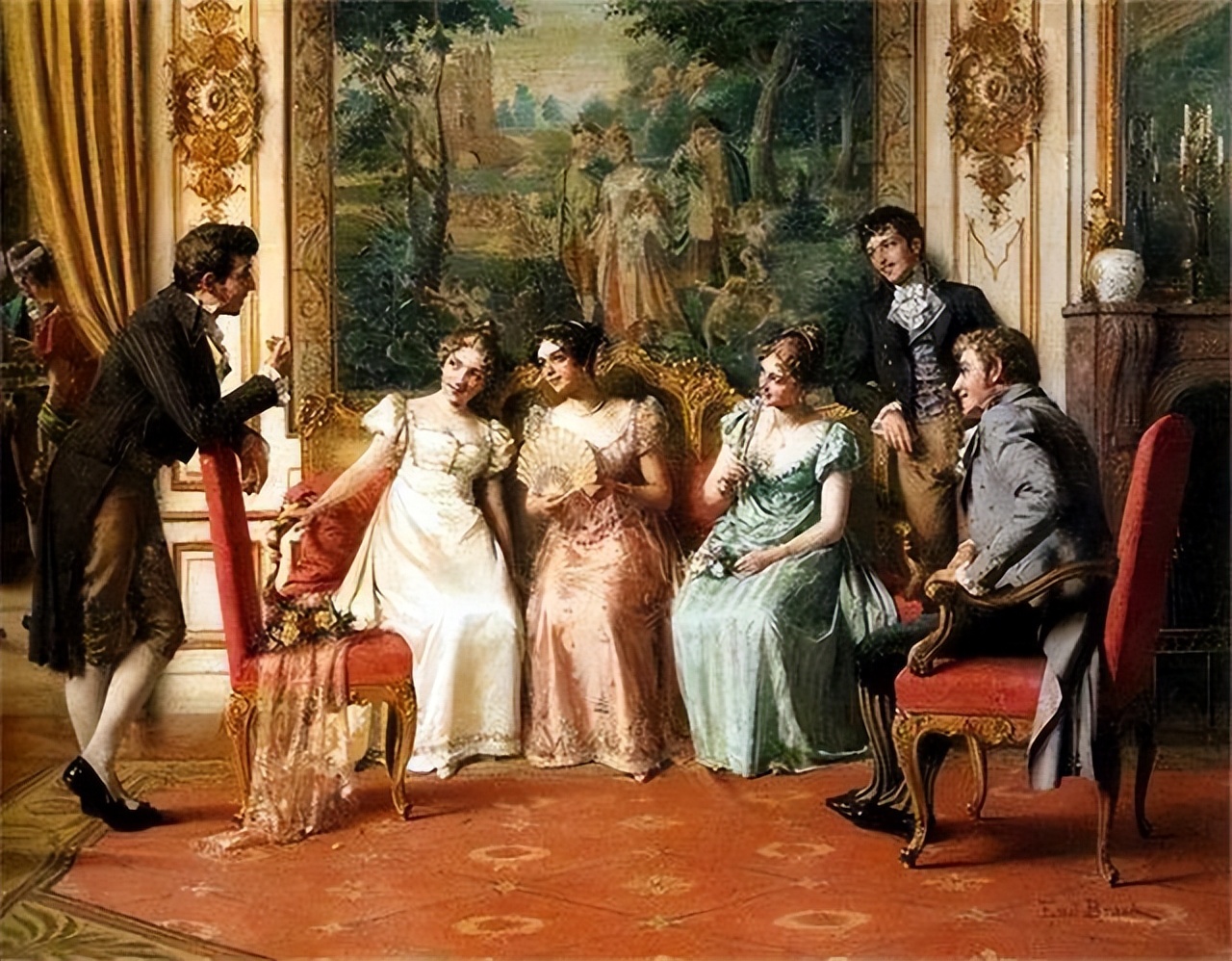 18世纪欧洲贵族穿衣过程,18世纪欧洲穿怎样的服装