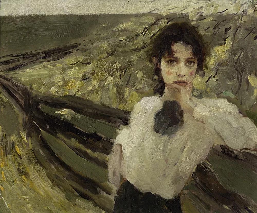 何多苓俄罗斯写生油画,何多苓油画2007