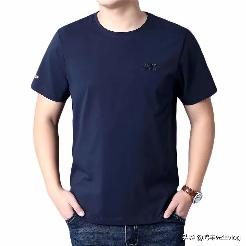 jeep短袖t恤专卖店男装翻领,jeep短袖t恤男纯棉官方正品