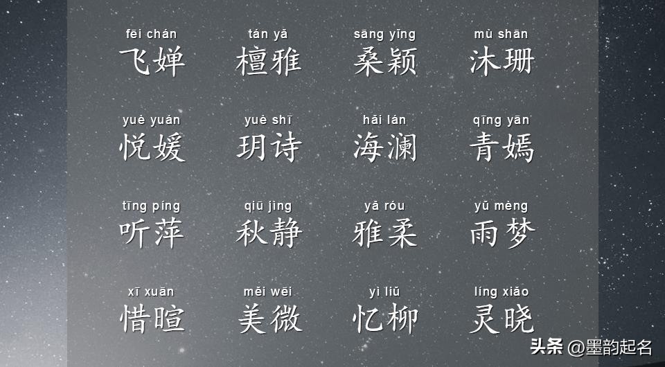 适合取女孩名的古名言诗词,来自诗词的含渊字寓意好女孩名