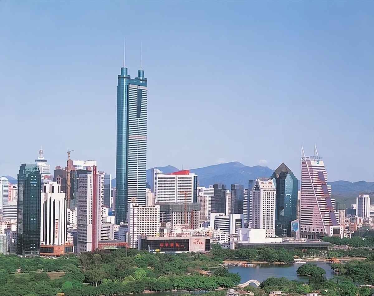 深圳天际线和广州天际线,深圳天际线震撼