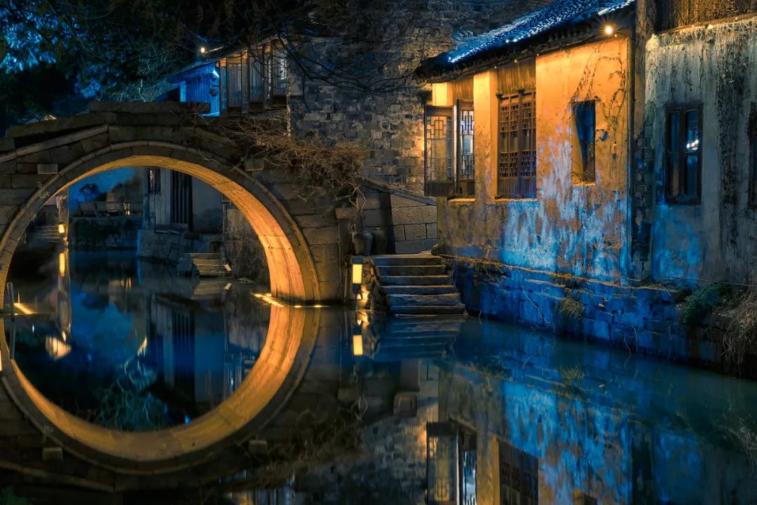 中国第一水乡周庄美景图片,苏州古镇周庄中国第一水乡