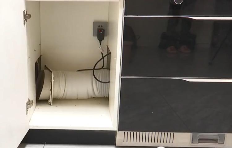 装修油烟机管道190口径,装修油烟机排风管处理