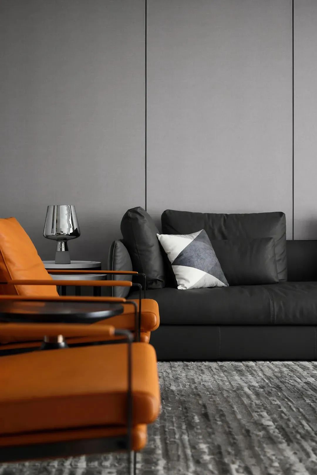 吧台设计效果图客厅到餐厅的隔断,客餐厅吧台隔断柜简约现代