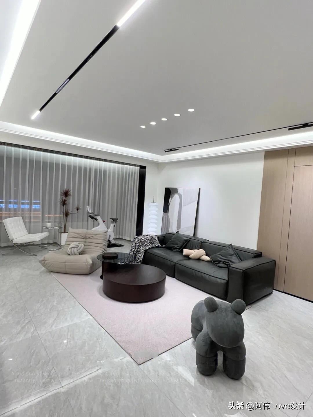 现代流行装修风格客厅效果图,装修风格现代轻奢风