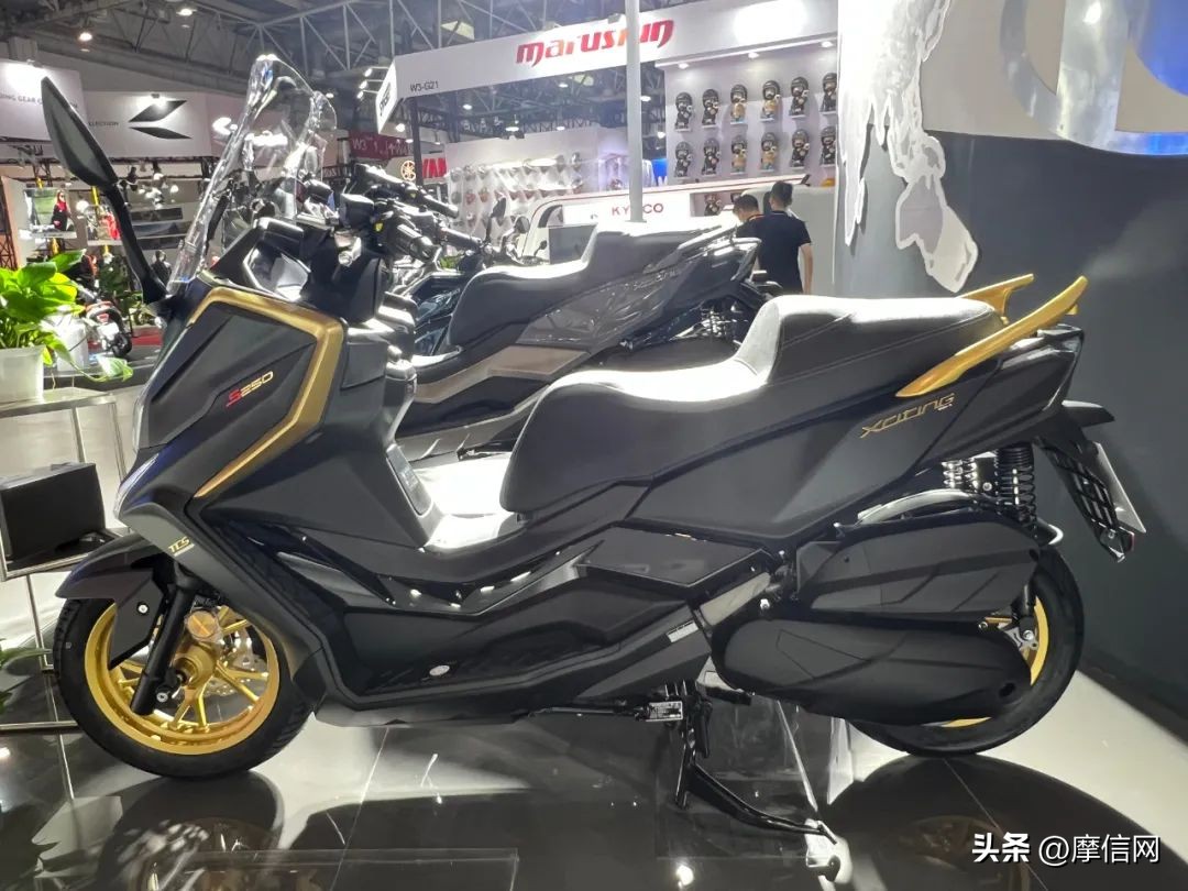 北京摩博会光阳st250试驾,北京摩展光阳krv150