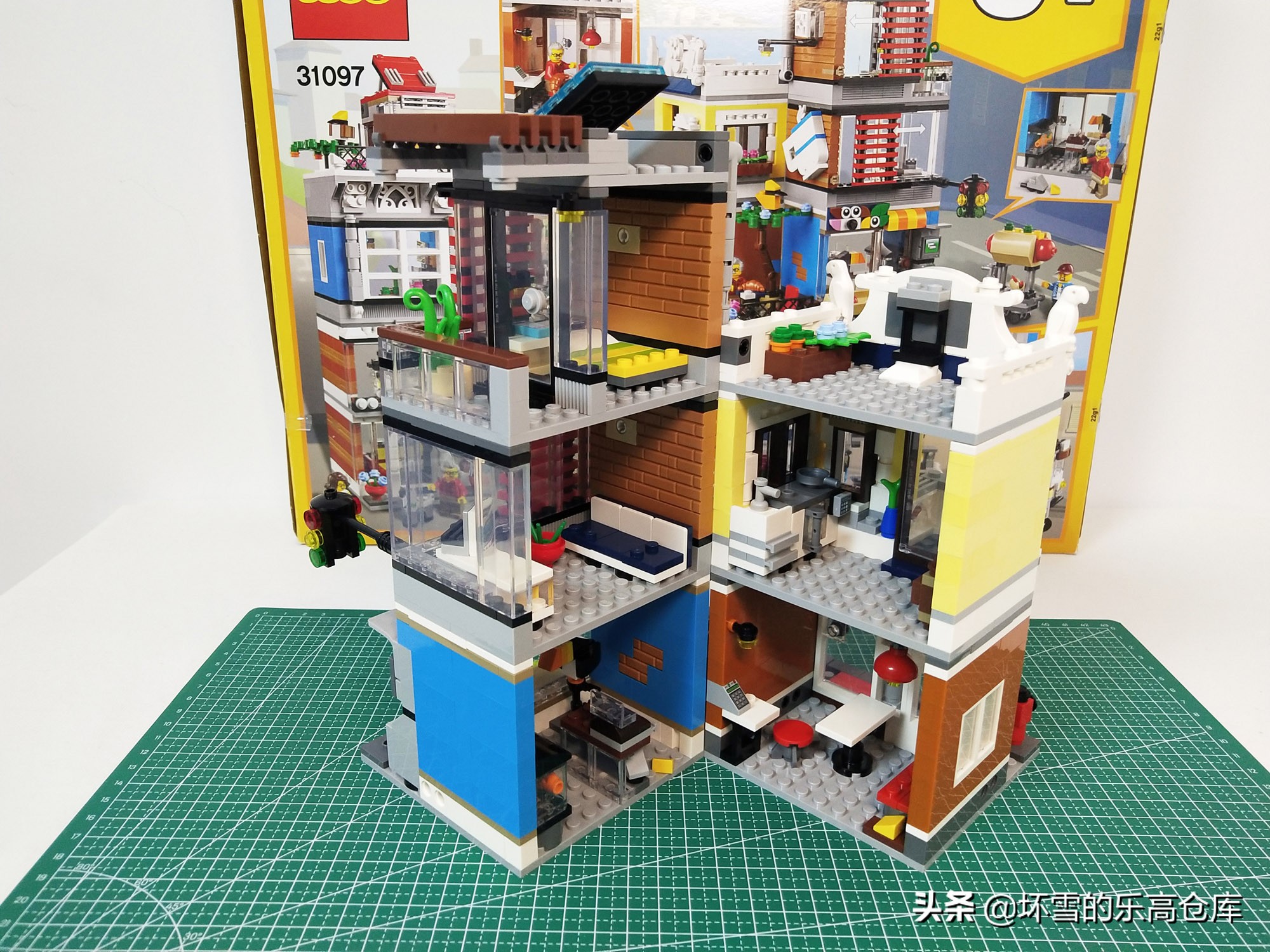 又大又炫酷的城市乐高,乐高创意百变街