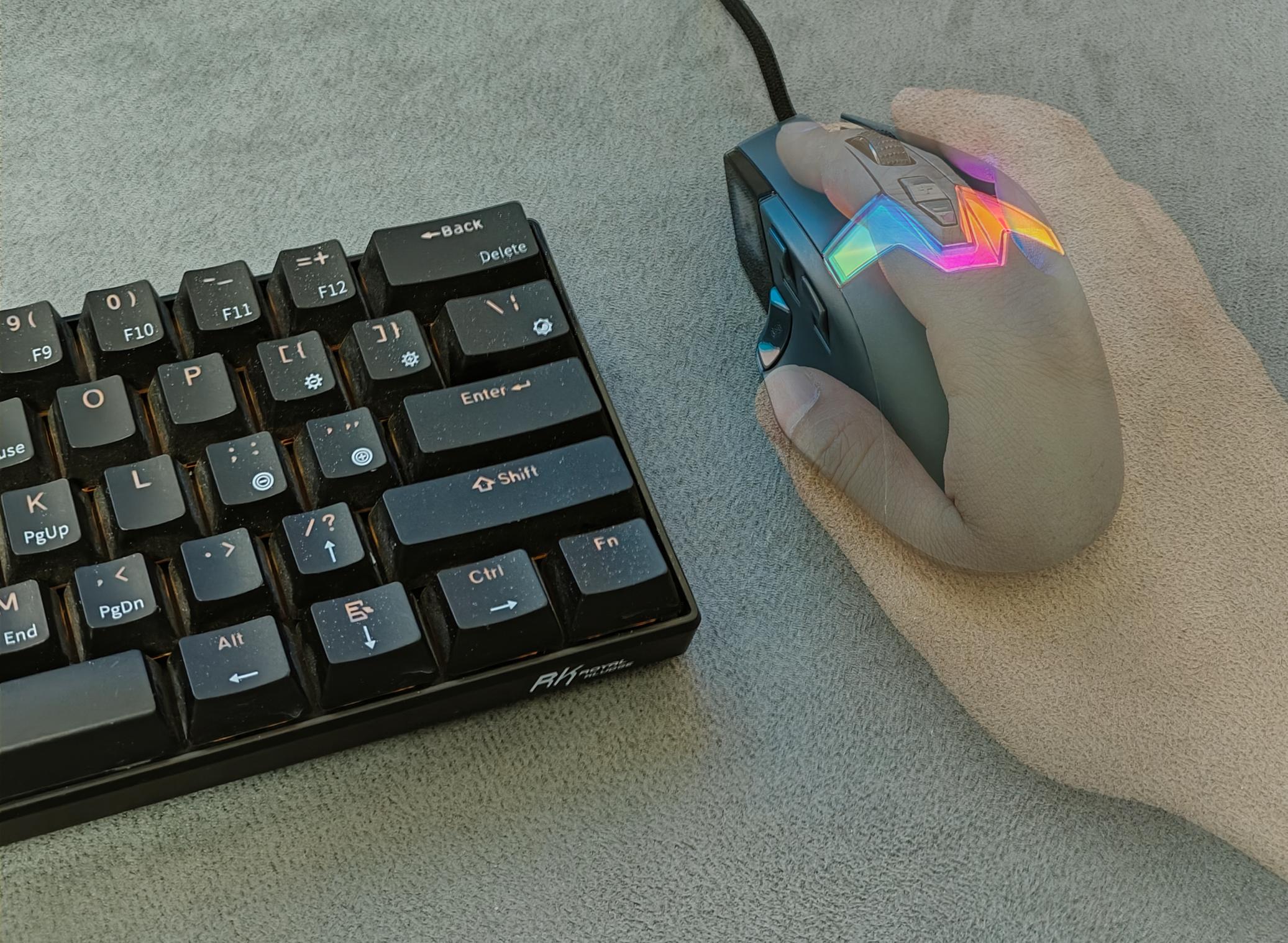 达尔优A980游戏鼠标,达尔优鼠标a980promax参数设置