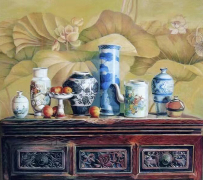 中美艺术作品展,中美书画艺术交流展