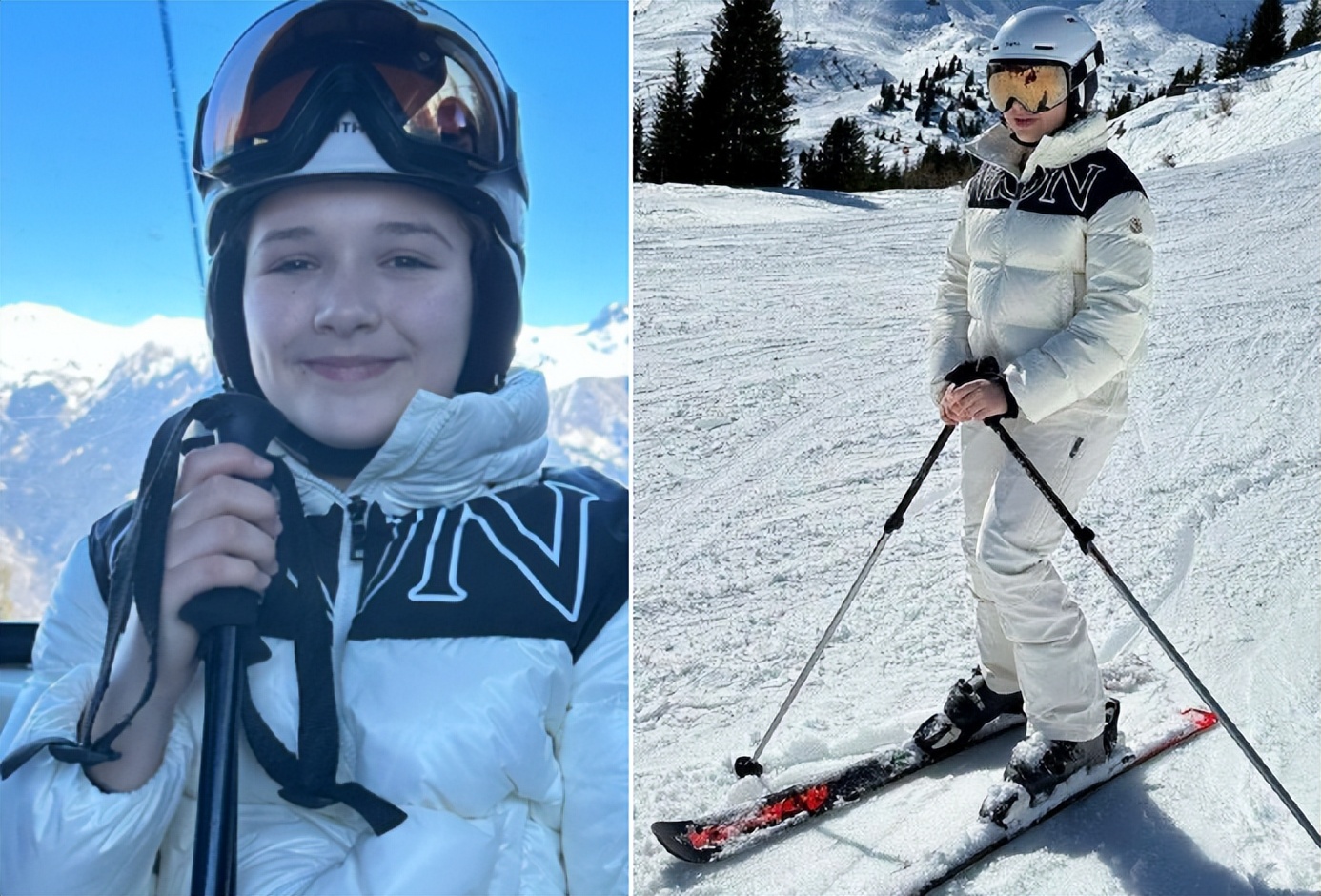 贝克汉姆小七变瘦,小七和贝克汉姆牵手