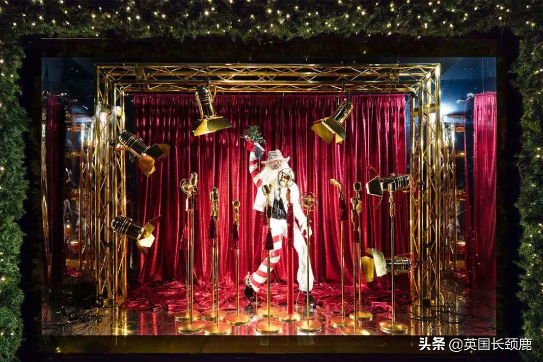 伦敦圣诞橱窗,2021年英国圣诞