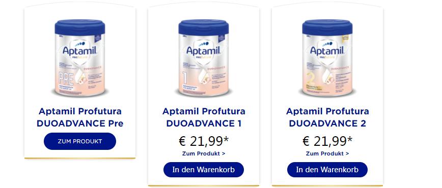 德国爱他美价格表大全,德国爱他美当地价钱