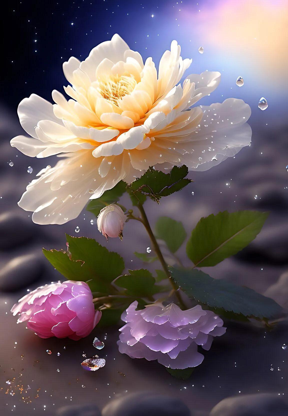 婀娜多姿的玫瑰花