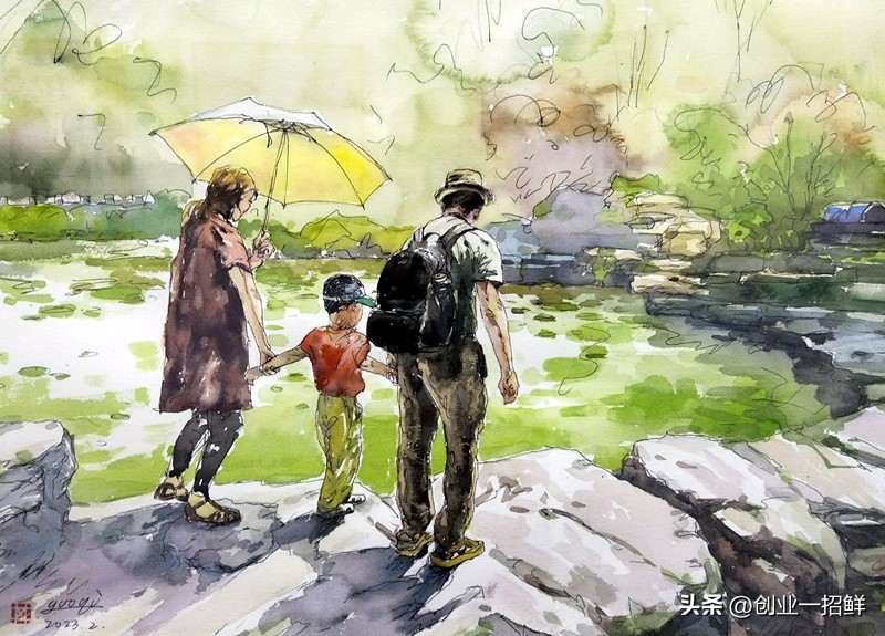 拿个钢笔就创业，说来就来，上手（入门）特别快