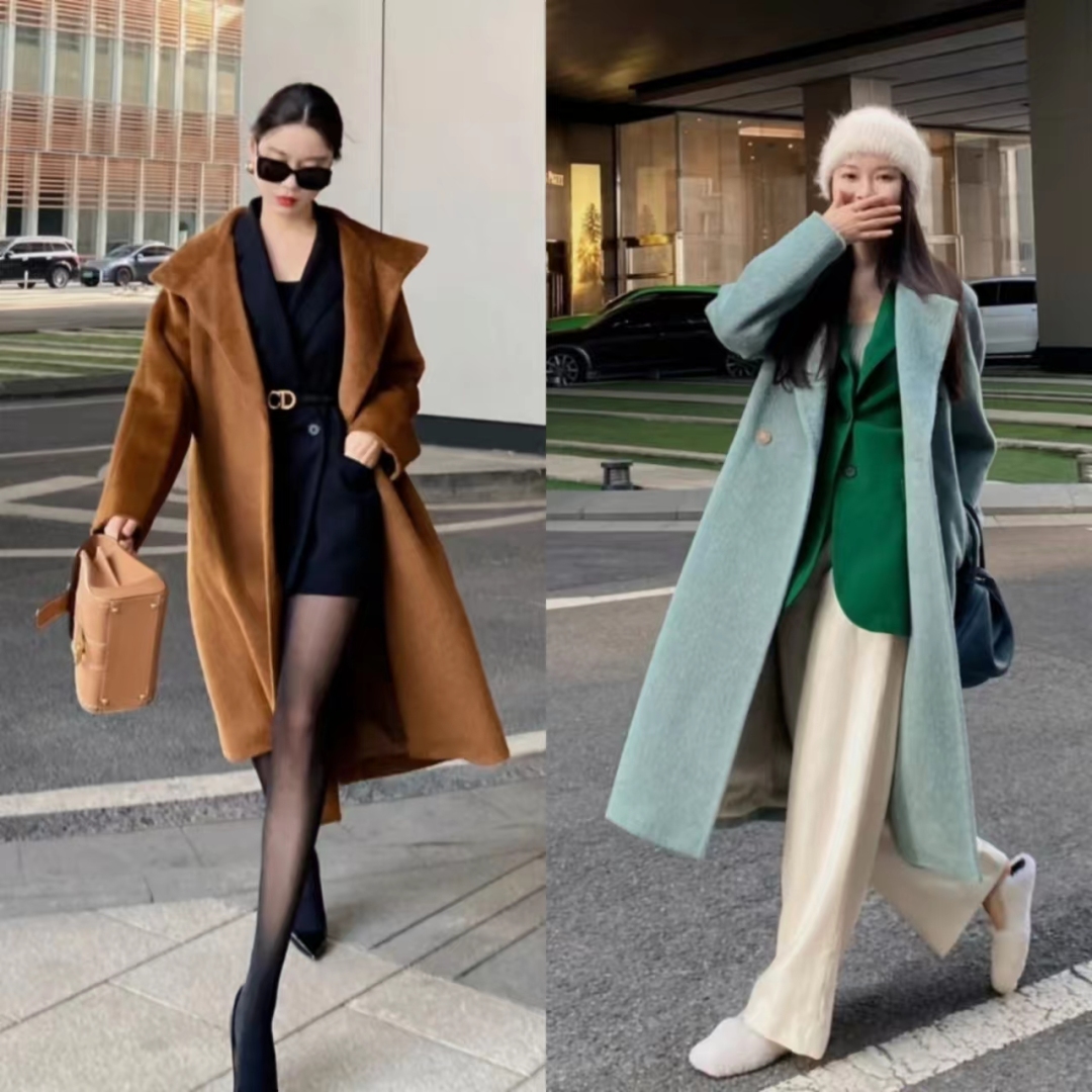 大衣30种穿搭方法,秋冬实用保暖大衣穿搭图片