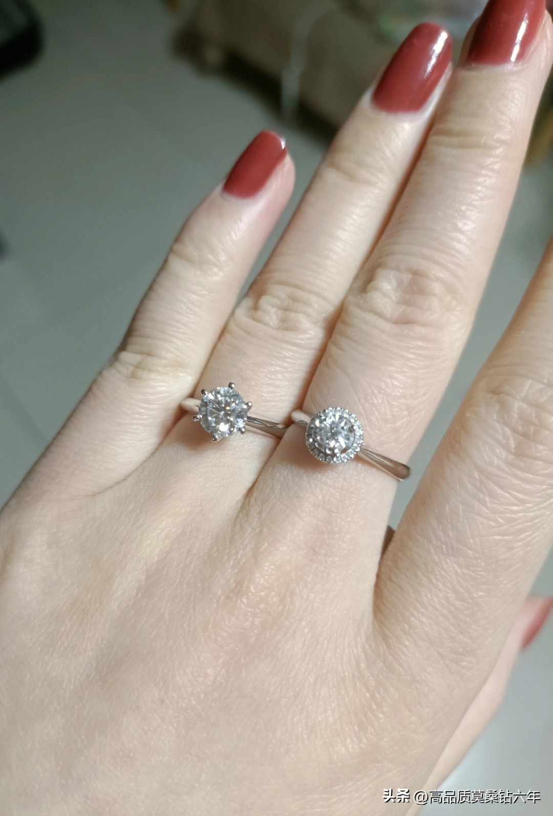 买莫桑石钻石戒指基本常识,莫桑石银戒指最低多少钱一克拉