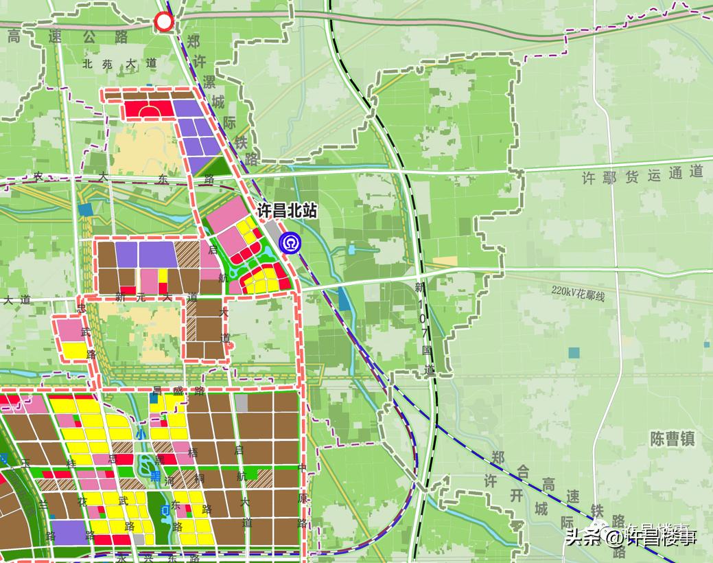 许昌市2035年高速最新规划图,许昌市规划建设的铁路线