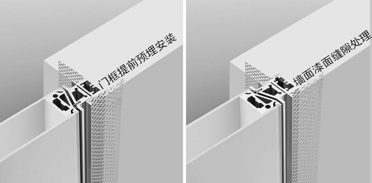 极简无门套设计,极简无门套