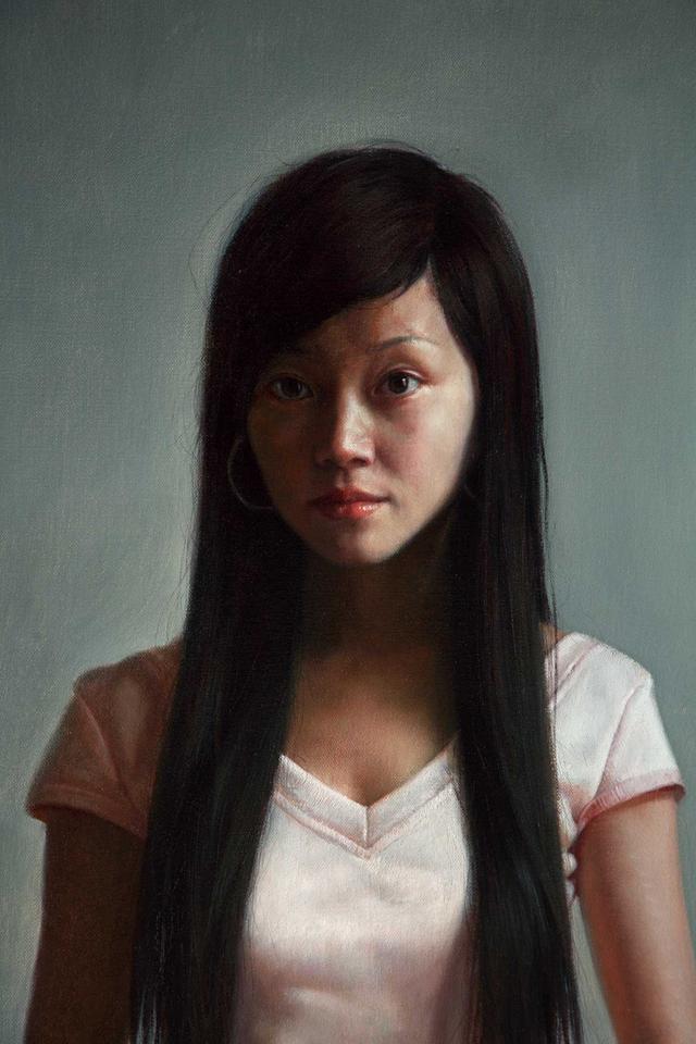 孔慧油画价格,孔慧人物油画作品