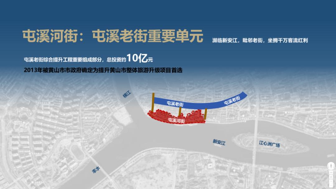 黄山风景屯溪老街,夜游黄山屯溪老街一角